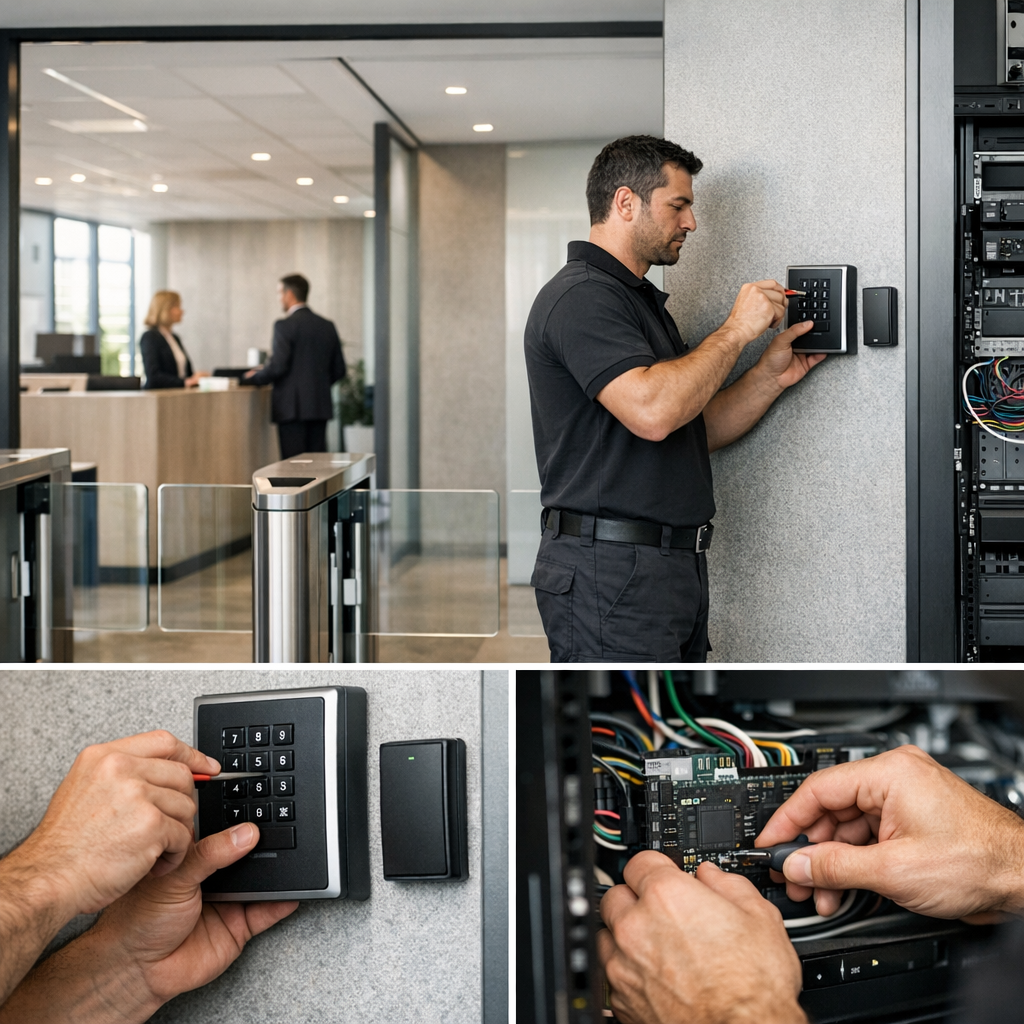 Installation contrôle d’accès bureaux Boulogne-Billancourt