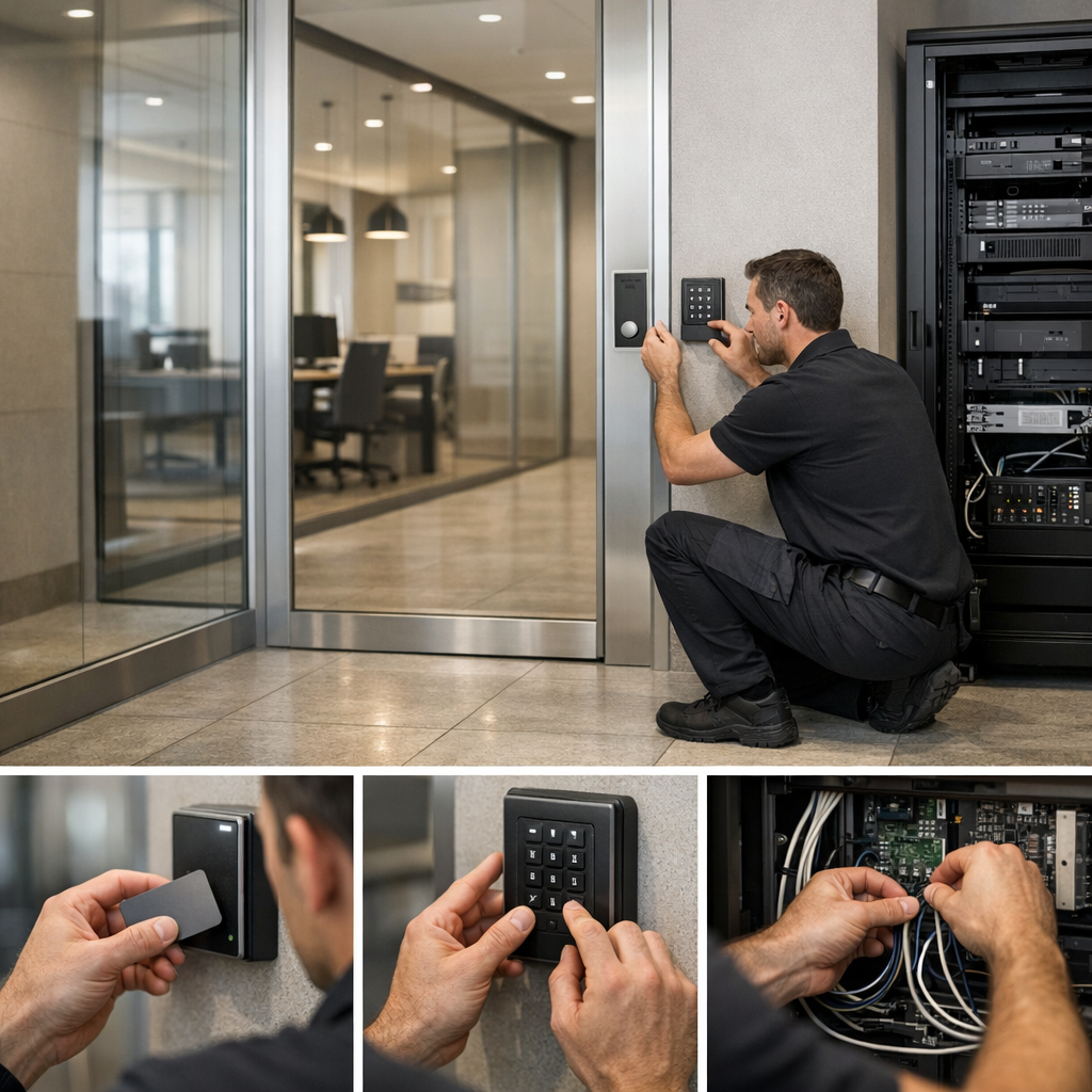 Serrure électronique entreprise Courbevoie